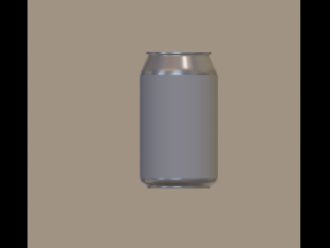 beer can 3D 模型