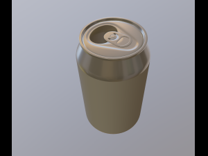 beer can 3D 模型