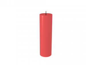 red candle 3D Model