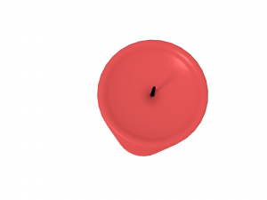 red candle 3Dモデル