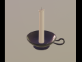 Candle 3D Model