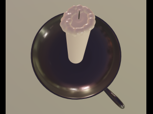 candle 3D मॉडल