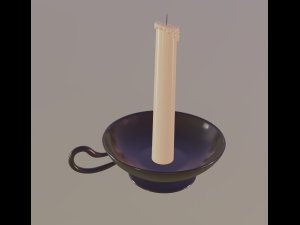 candle 3D मॉडल