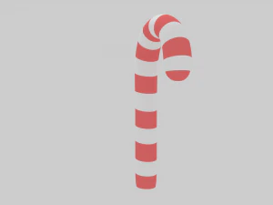 candy cane 3D Model