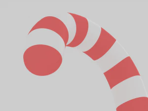 candy cane 3D Model