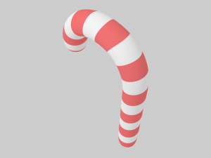 candy cane 3D Модель