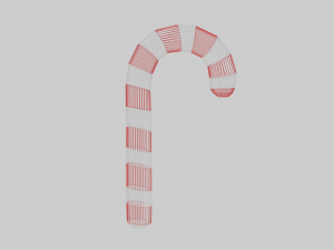candy cane 3D Модель
