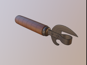 can opener Modello 3D