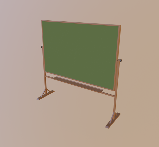 chalkboard Modello 3D .c4d .max .obj .3ds .fbx .stl .blend 