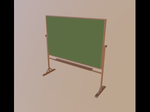 chalkboard 3Dモデル