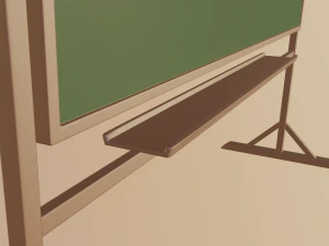 chalkboard 3D Model