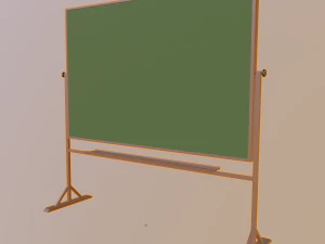 chalkboard 3D Model