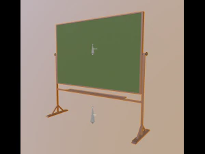 chalkboard 3D Model