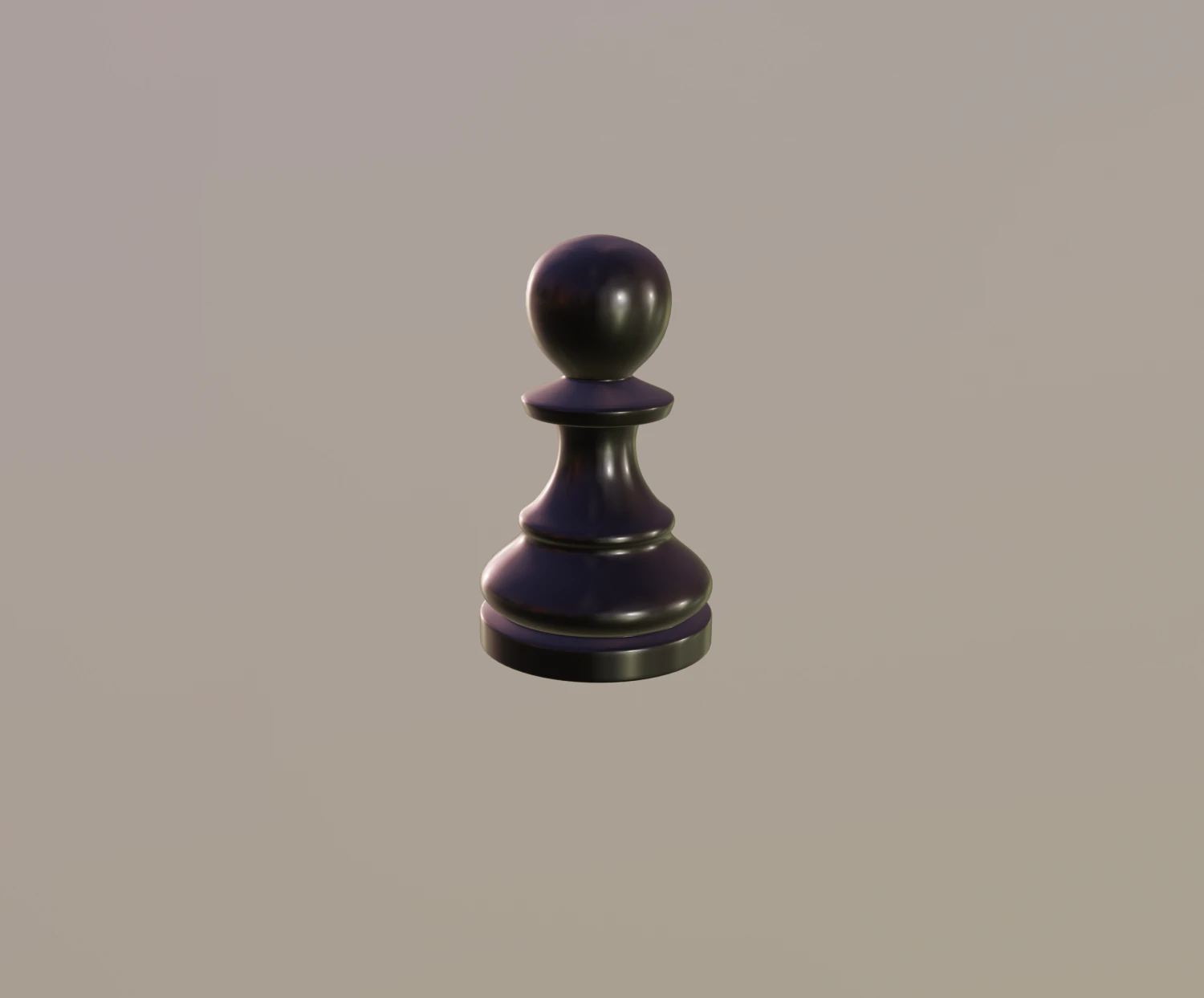chess piece - pawn 3D Model .c4d .max .obj .3ds .fbx .stl .blend 