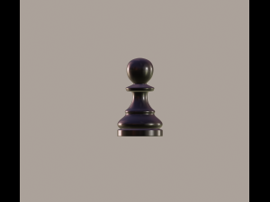 chess piece - pawn Modèle 3D