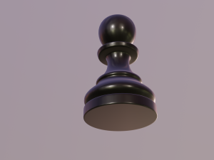 chess piece - pawn Modèle 3D
