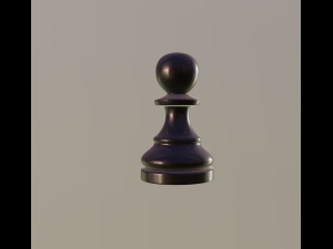chess piece - pawn Modèle 3D