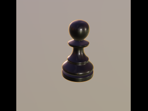 chess piece - pawn Modèle 3D