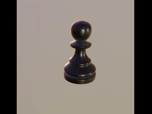 chess piece - pawn 3D Model