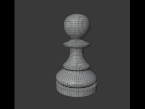chess piece - pawn Modèle 3D