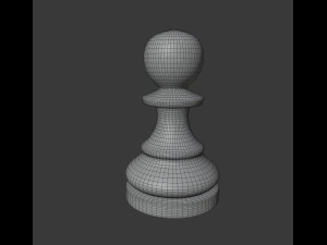 chess piece - pawn 3D Model