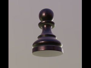 chess piece - pawn Modèle 3D