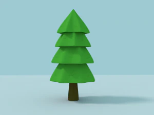 クリスマスツリー 3Dモデル