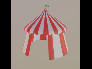 circus tent 3D Модель