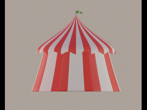 circus tent Modelo 3D