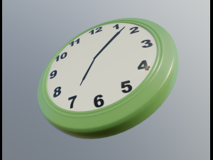 clock Modelo 3D