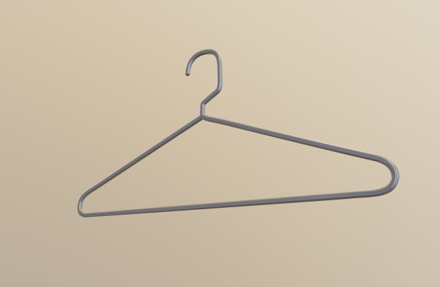 clothes hanger 3D-Modell .c4d .max .obj .3ds .fbx .stl .blend 