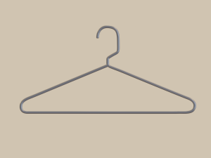 clothes hanger 3D-Modell