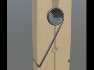 clothes pin Modelo 3D