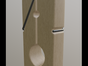 clothes pin Modelo 3D