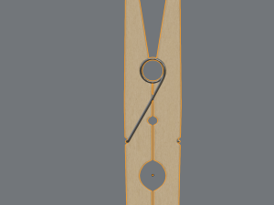 clothes pin Modelo 3D