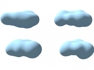 clouds 4 3D 모델