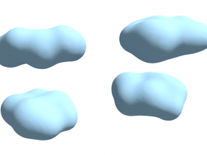 clouds 4 3D Model