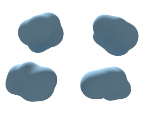 clouds 4 3D Model