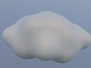 clouds - three different 3D Model