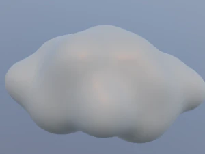 clouds - three different 3D Model