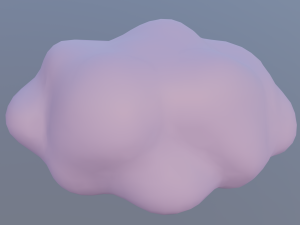 clouds - three different 3D Model