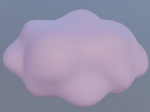 clouds - three different 3D Model