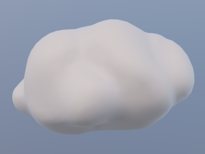 clouds - three different 3D Model