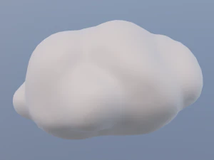 clouds - three different 3D Model
