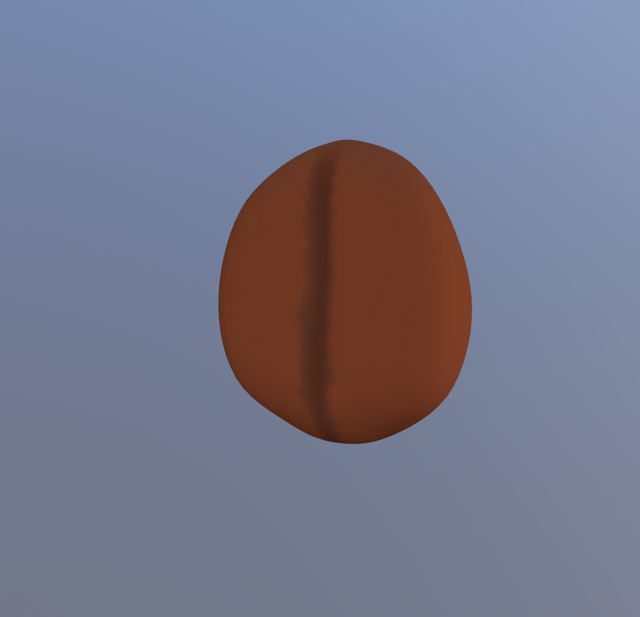coffee bean Modelo 3D .c4d .max .obj .3ds .fbx .stl .blend 