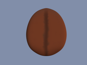 coffee bean Modelo 3D