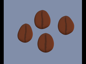 coffee bean Modelo 3D