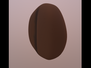 coffee bean Modelo 3D