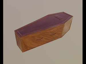 coffin Model 3D