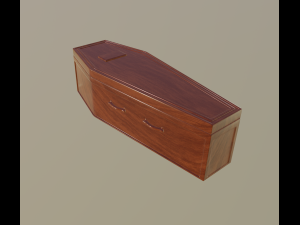 coffin Model 3D